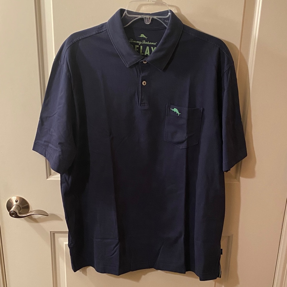 Tommy Bahama Relax Men’s Dark Blue Polo Shirt